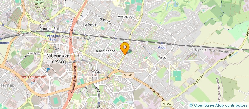 localisation de l'entreprise MADAME HANANE DACHI  VILLENEUVE-D'ASCQ
