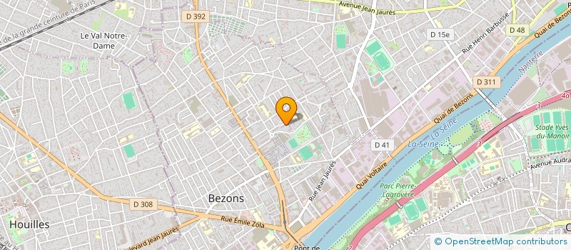 localisation de l'entreprise MADAME HANANE DOUJRI  BEZONS