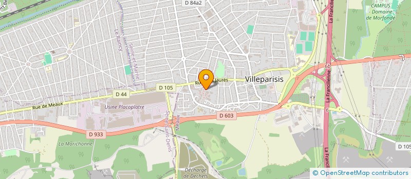 localisation de l'entreprise MADAME HANANE DZIRI à VILLEPARISIS