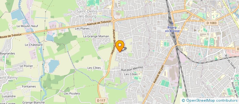 localisation de l'entreprise MADAME HANANE EL HAMED à SAINT-DENIS-LES-BOURG