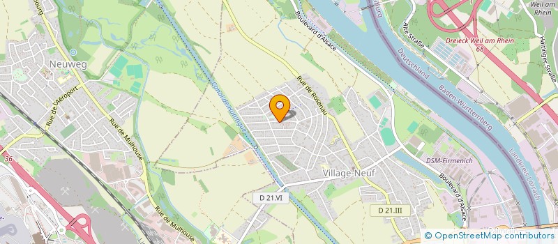 localisation de l'entreprise MADAME HANANE EL MASOUDI HAIK KHRICHEF  VILLAGE-NEUF