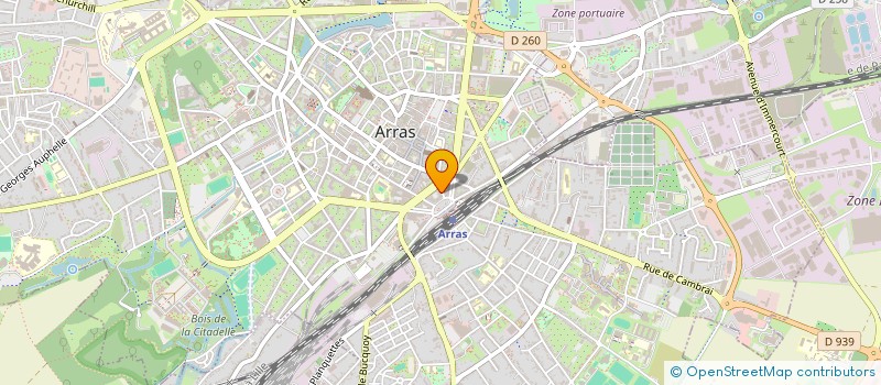 localisation de l'entreprise MADAME HANANE EL RHRIB à ARRAS