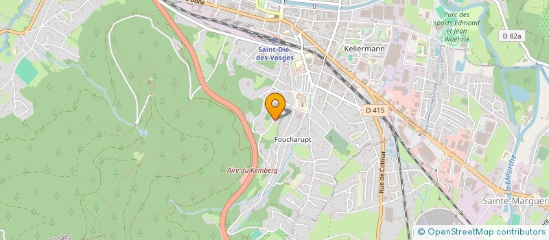 localisation de l'entreprise MADAME HANANE FADILE  SAINT-DIE-DES-VOSGES