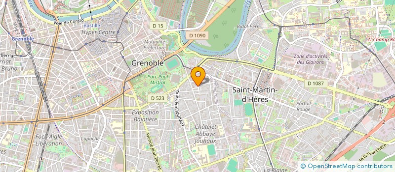 localisation de l'entreprise MADAME HANANE FARHANE  GRENOBLE