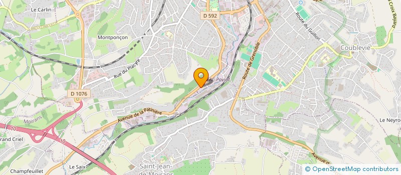 localisation de l'entreprise MADAME HANANE GHAMMAD à VOIRON