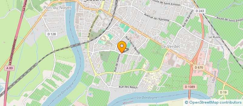 localisation de l'entreprise MADAME HANANE GHAZILI à LIBOURNE