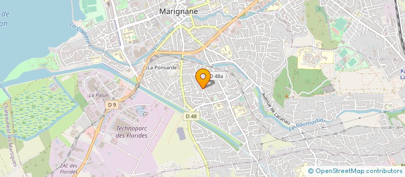 localisation de l'entreprise MADAME HANANE GHEMID à MARIGNANE