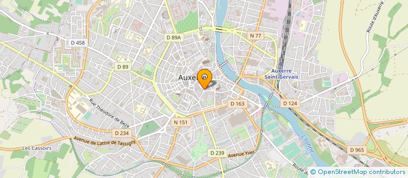 localisation de l'entreprise MADAME HANANE GUERNJIACHE à AUXERRE