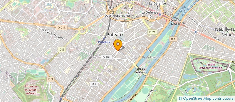 localisation de l'entreprise MADAME HANANE HAMMOUDI  PUTEAUX