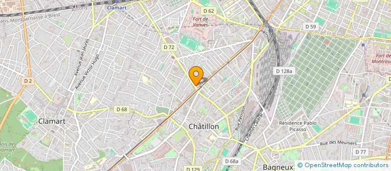 localisation de l'entreprise MADAME HANANE IDELHAJ à CHATILLON