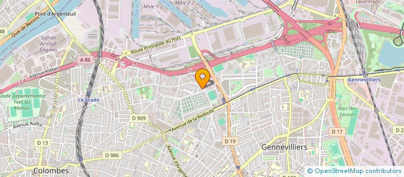 localisation de l'entreprise MADAME HANANE KARDOUSS à ASNIERES-SUR-SEINE