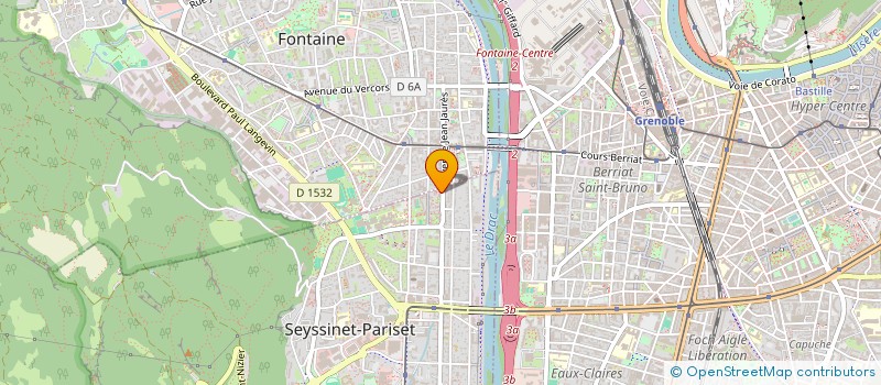 localisation de l'entreprise MADAME HANANE LADJALI à SEYSSINET-PARISET