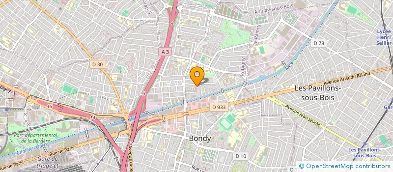 localisation de l'entreprise MADAME HANANE LARRAS  BONDY