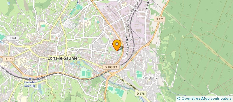 localisation de l'entreprise MADAME HANANE MAHI  LONS-LE-SAUNIER