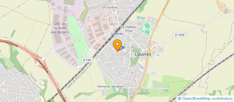 localisation de l'entreprise MADAME HANANE MAKHLOUF  LOUVRES