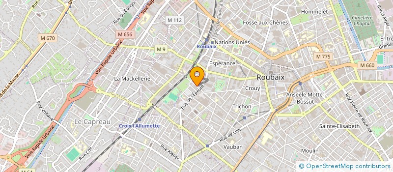 localisation de l'entreprise MADAME HANANE MEMCHOUT à ROUBAIX