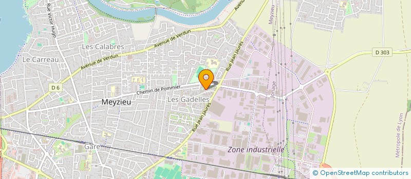 localisation de l'entreprise MADAME HANANE MESSAOUDENE  MEYZIEU