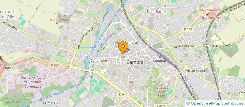 localisation de l'entreprise MADAME HANANE MEZIATE  CAMBRAI