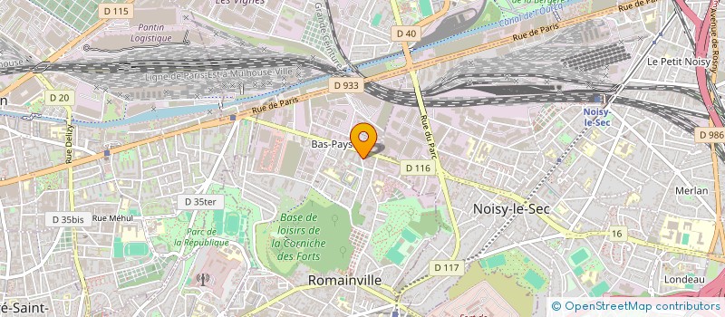 localisation de l'entreprise MADAME HANANE MOUATTAOUI à ROMAINVILLE