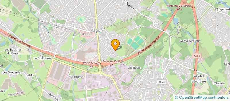 localisation de l'entreprise MADAME HANANE NAJIMI  REZE