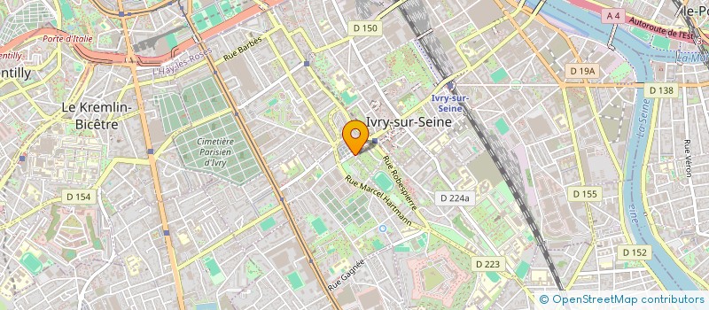 localisation de l'entreprise MADAME HANANE OUDIA  IVRY-SUR-SEINE