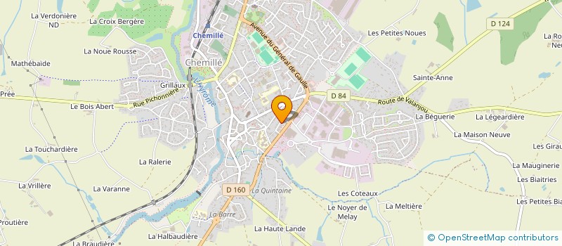 localisation de l'entreprise MADAME HANANE OUKHDIJA  CHEMILLE-EN-ANJOU