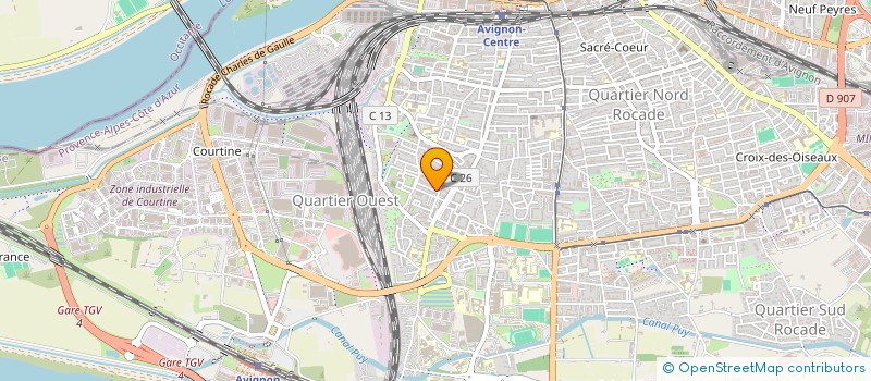 localisation de l'entreprise MADAME HANANE RAHALI à AVIGNON