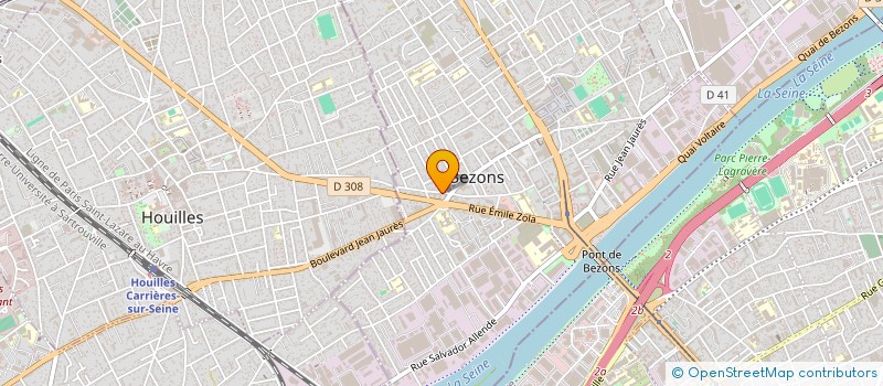 localisation de l'entreprise MADAME HANANE SADKI  BEZONS