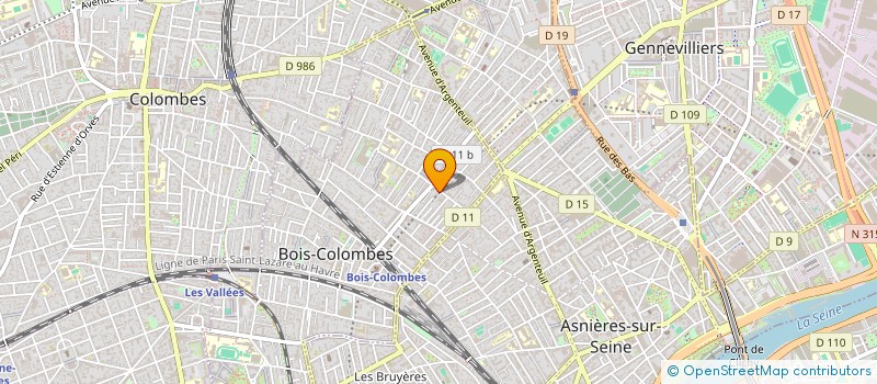 localisation de l'entreprise MADAME HANANE SEALITI à BOIS-COLOMBES