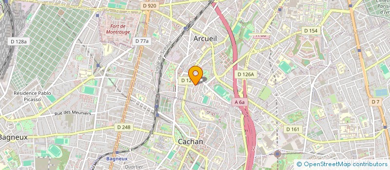 localisation de l'entreprise MADAME HANANE SEDDAK  ARCUEIL