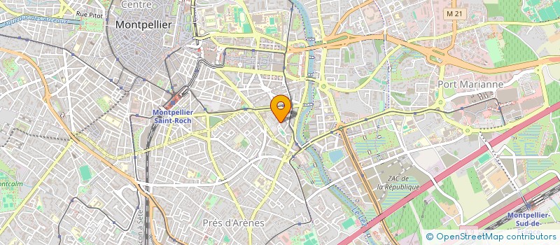 localisation de l'entreprise MADAME HANANE STITE à MONTPELLIER