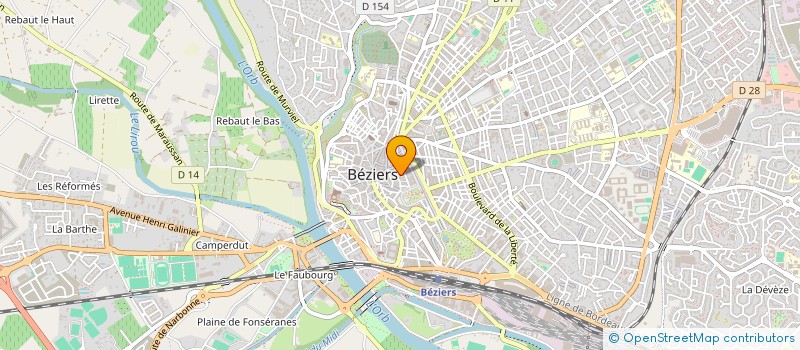localisation de l'entreprise MADAME HANANE TAIBI  BEZIERS