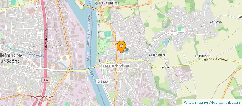 localisation de l'entreprise MADAME HANANE TAJAR  JASSANS-RIOTTIER