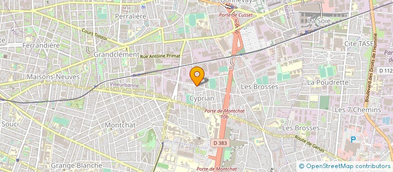 localisation de l'entreprise MADAME HANANE TRABELSI à VILLEURBANNE