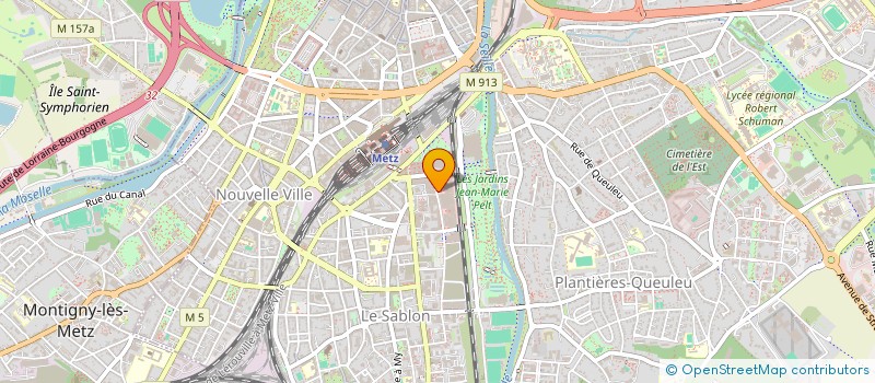 localisation de l'entreprise MADAME HANANE ZEKRAOUI  METZ