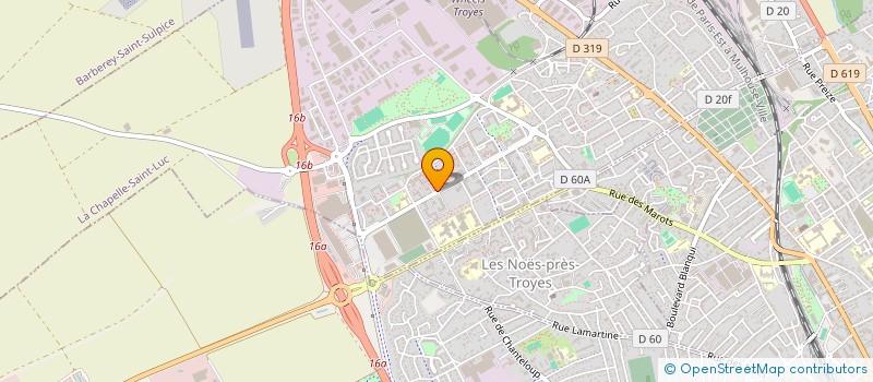 localisation de l'entreprise MADAME HANATI BOINA KASSIM à LA CHAPELLE-SAINT-LUC