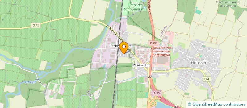 localisation de l'entreprise MADAME HANDAN AKPINAR  BENNWIHR