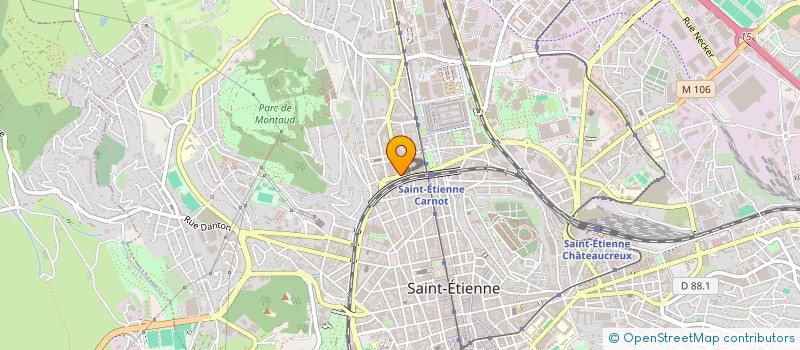 localisation de l'entreprise MADAME HANEN BEN KHALIFA  SAINT-ETIENNE