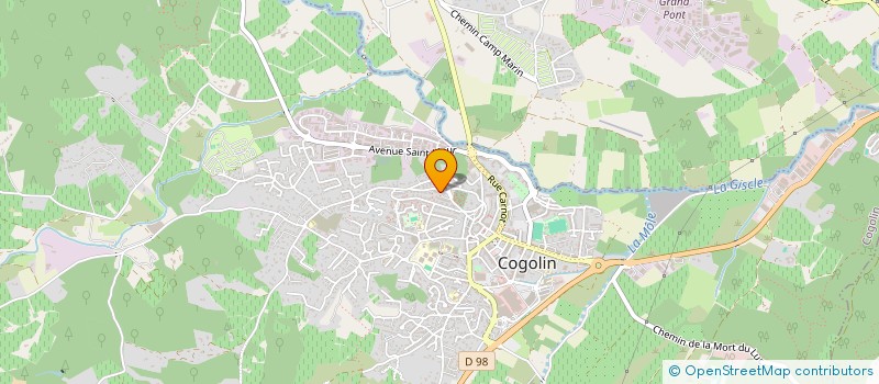 localisation de l'entreprise MADAME HANEN BEN MANAA à COGOLIN