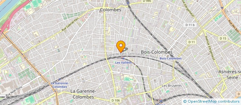localisation de l'entreprise MADAME HANEN DEHAK à COLOMBES