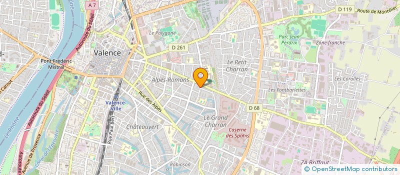 localisation de l'entreprise MADAME HANEN DHAOUADI à VALENCE