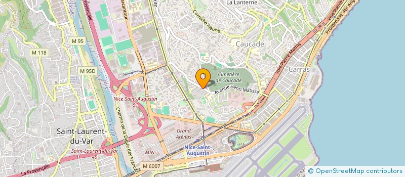 localisation de l'entreprise MADAME HANEN EL ATI à NICE