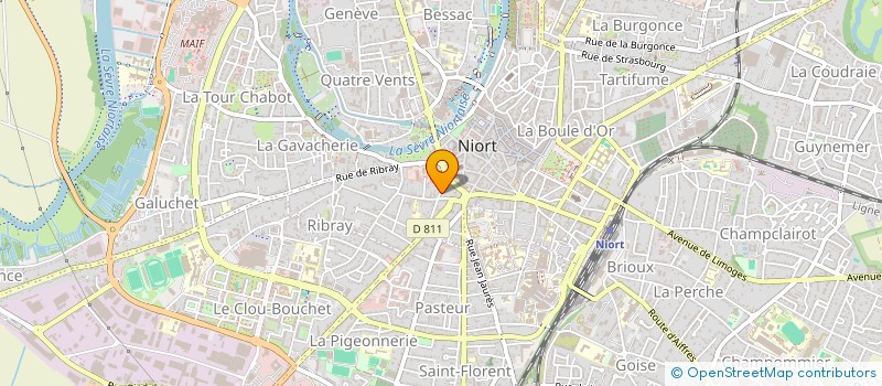 localisation de l'entreprise MADAME HANENE DAHMANE  NIORT