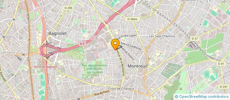 localisation de l'entreprise MADAME HANENE GOUJA à MONTREUIL