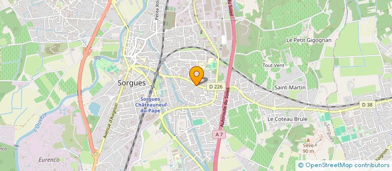 localisation de l'entreprise MADAME HANENE KAHLOULI à SORGUES