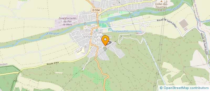 localisation de l'entreprise MADAME HANH KIEU FLORENCE NGUYEN  VINON-SUR-VERDON