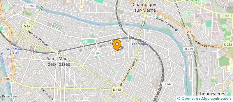 localisation de l'entreprise MADAME HANH-LINE CHASTANT à SAINT-MAUR-DES-FOSSES