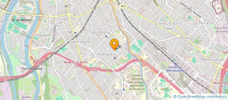 localisation de l'entreprise MADAME HANH TRAN  TOULOUSE