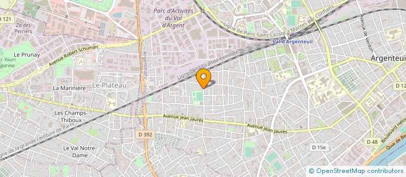 localisation de l'entreprise MADAME HANIA BARKATI  ARGENTEUIL