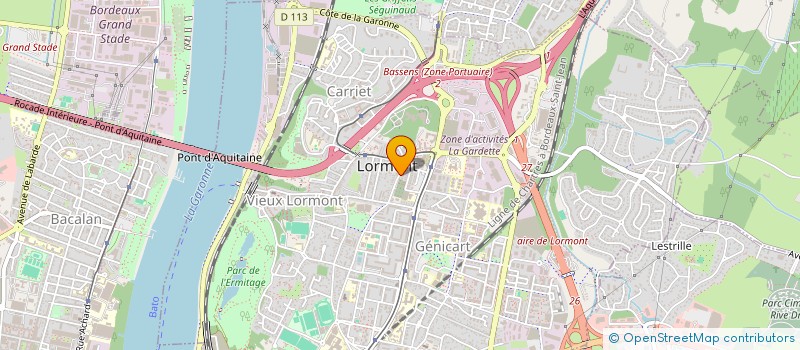 localisation de l'entreprise MADAME HANIA ISSA  LORMONT